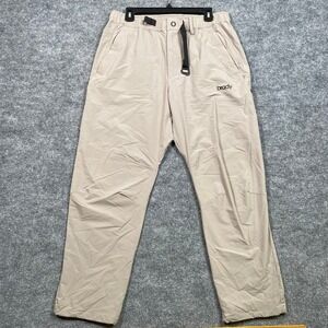 Brady Brand Live Utility Pants Mens Large Tan Beige Belted M32A001 Activewear